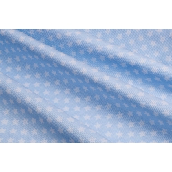 PIQUET STAMPATO STELLINE - 100% COTONE